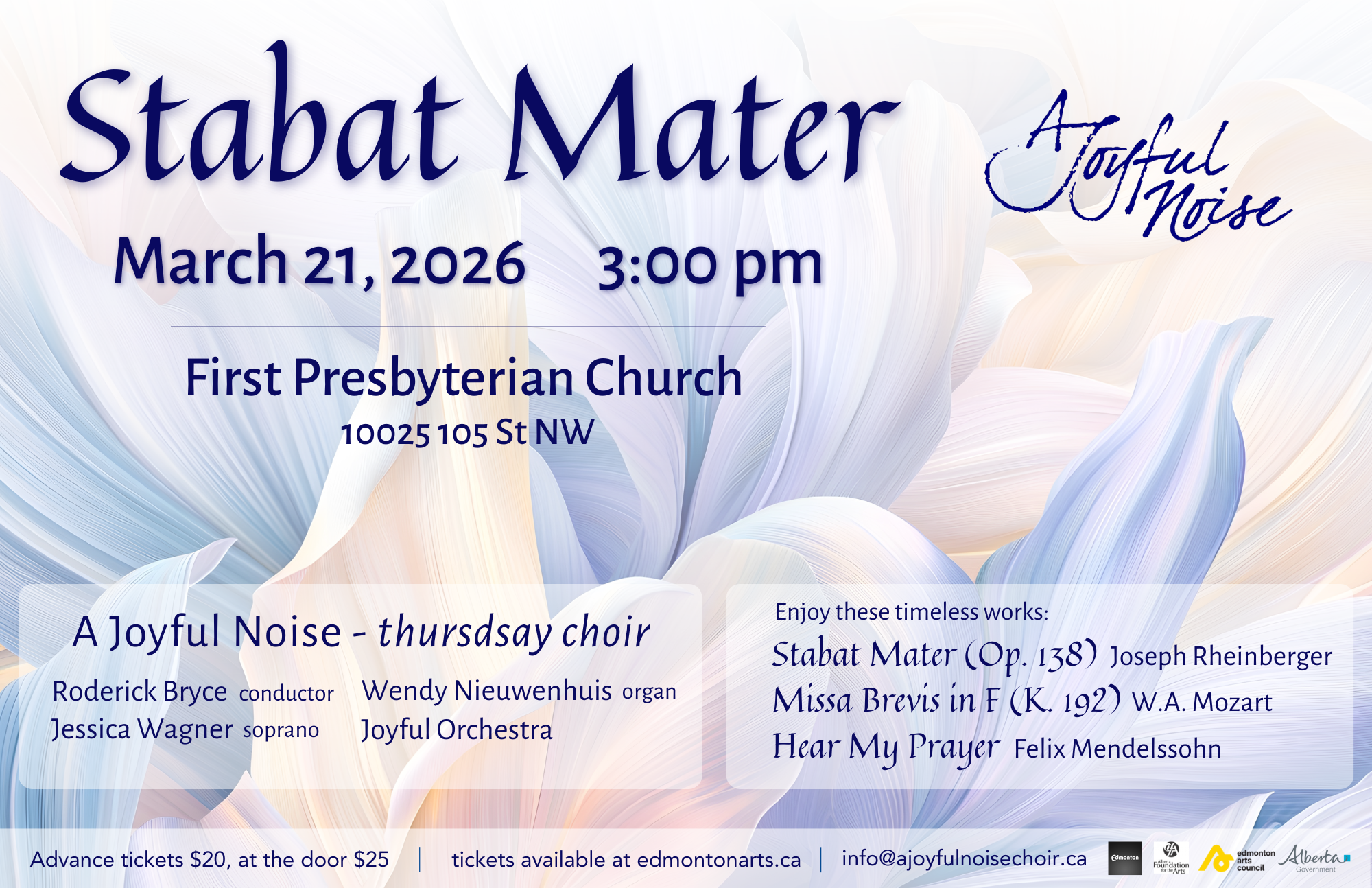 2025 2026 Stabat Mater Poster Half Page